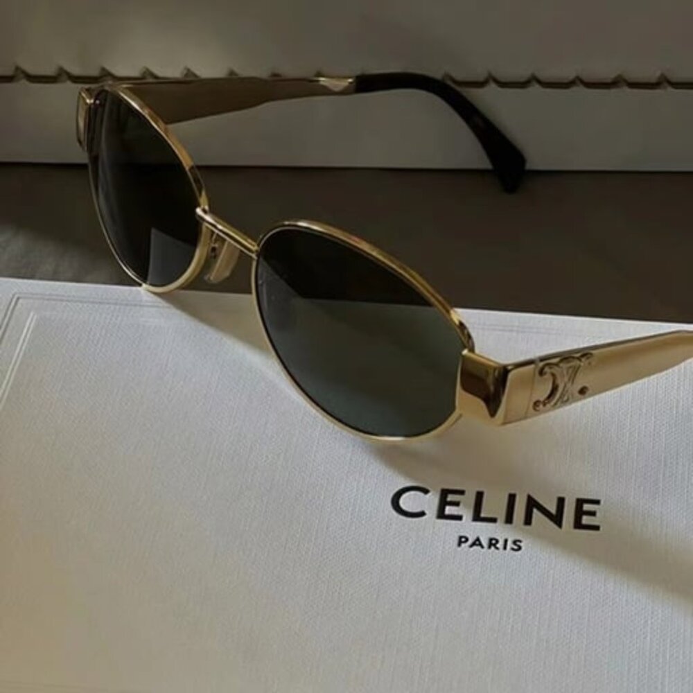 Celine gold sunglasses